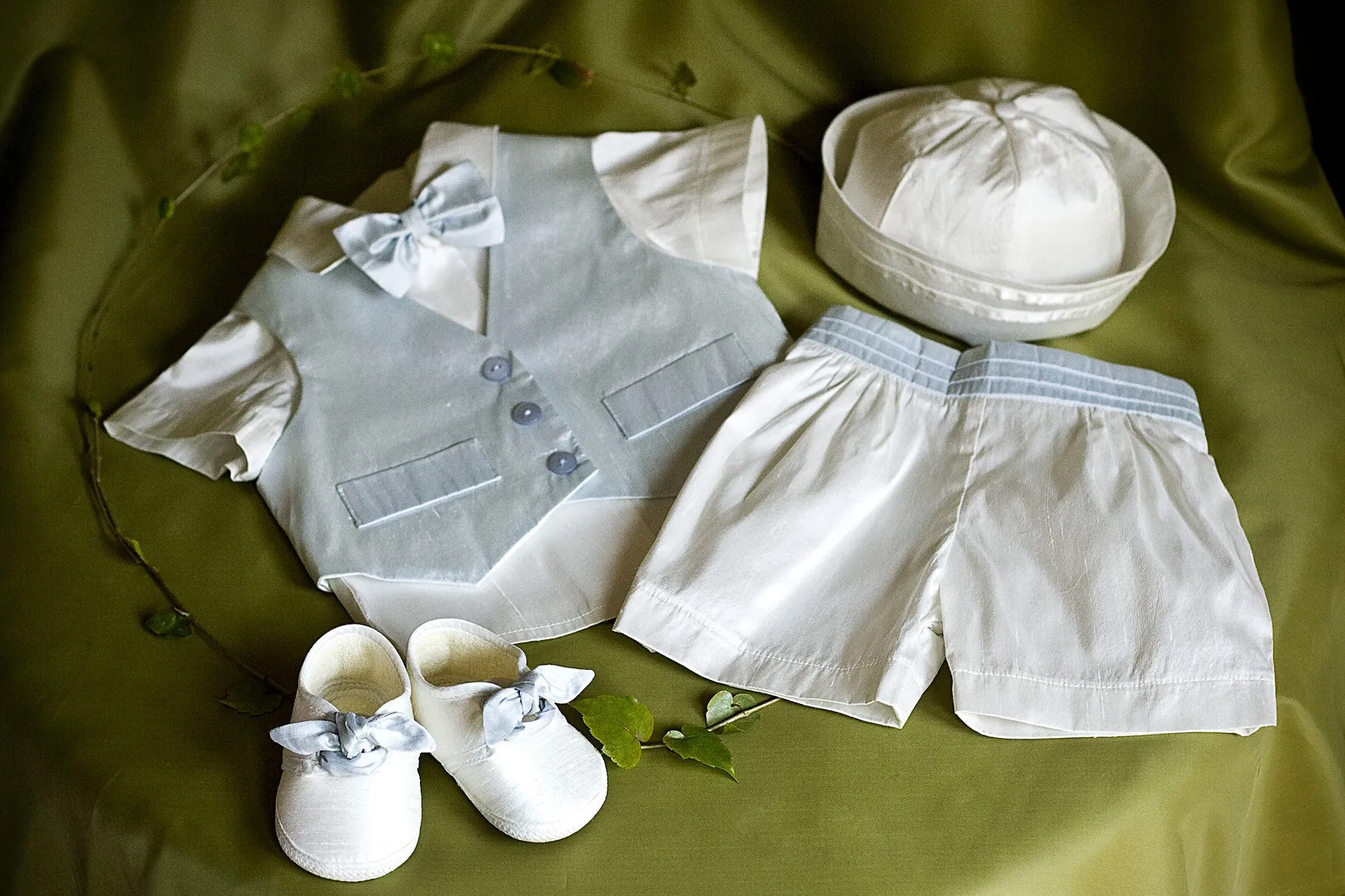 Boys Christening Waistcoat 'Gabriel'